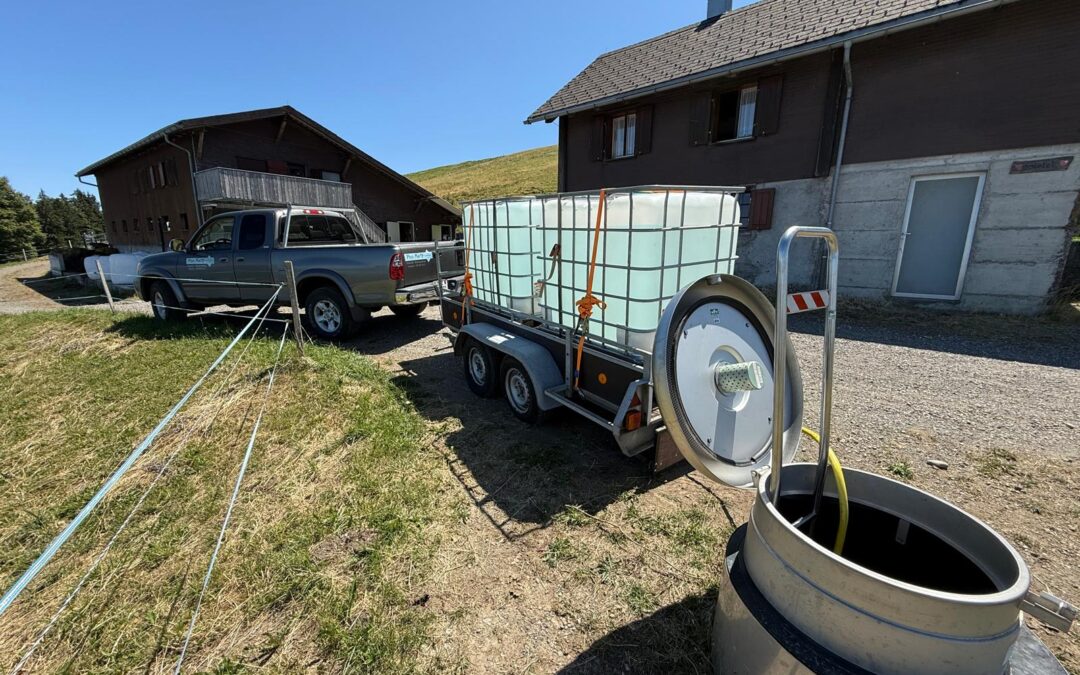 Wassertransporte infolge Trockenheit