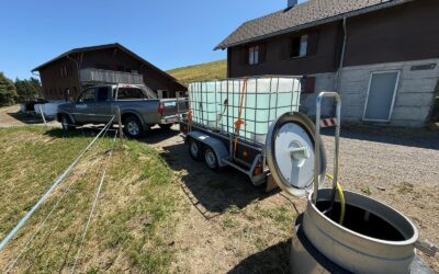 Wassertransporte infolge Trockenheit